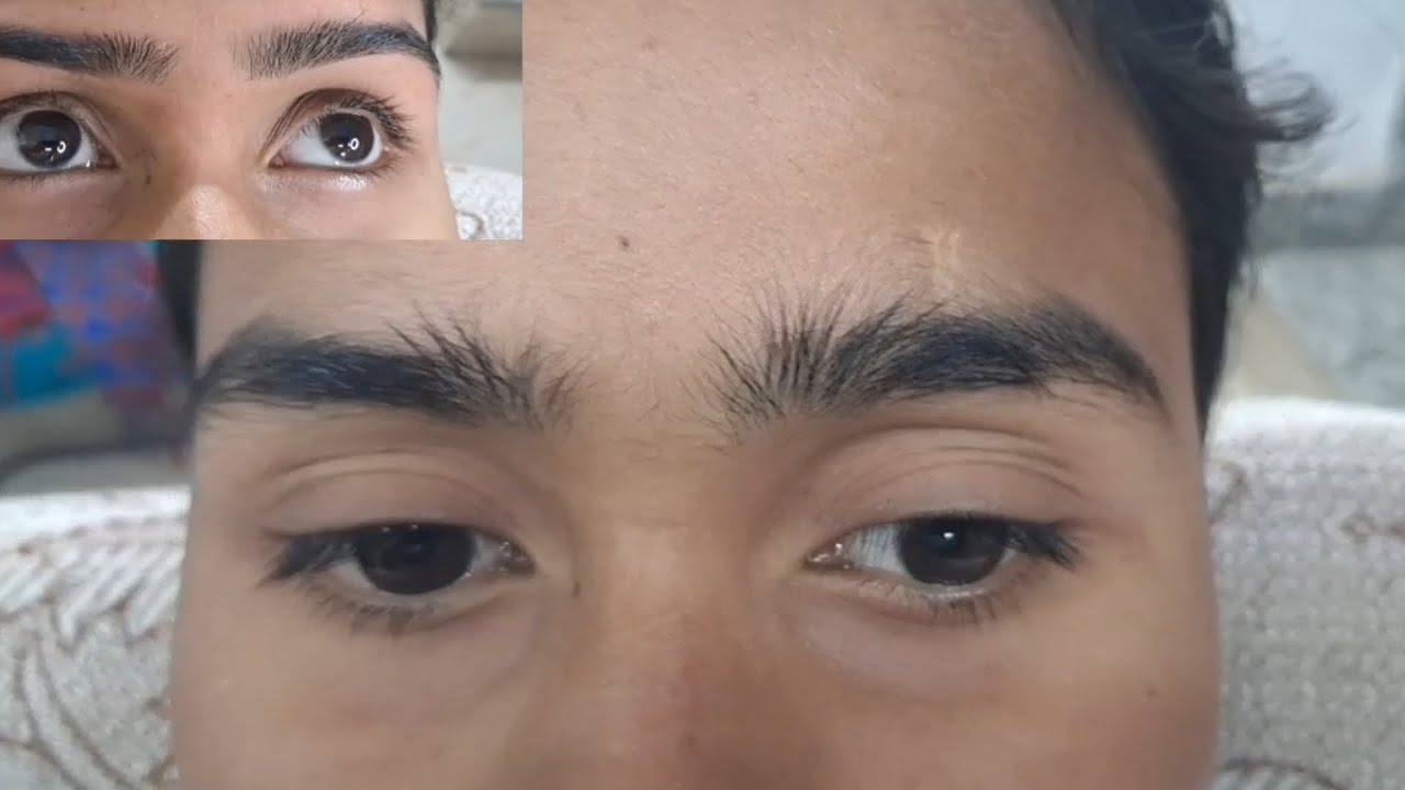 आईब्रो बनाने का आसान तरीका🧵 आईब्रो कैसे बनाए । Eyebrow tutorial ।  How To make Eyebrow 
