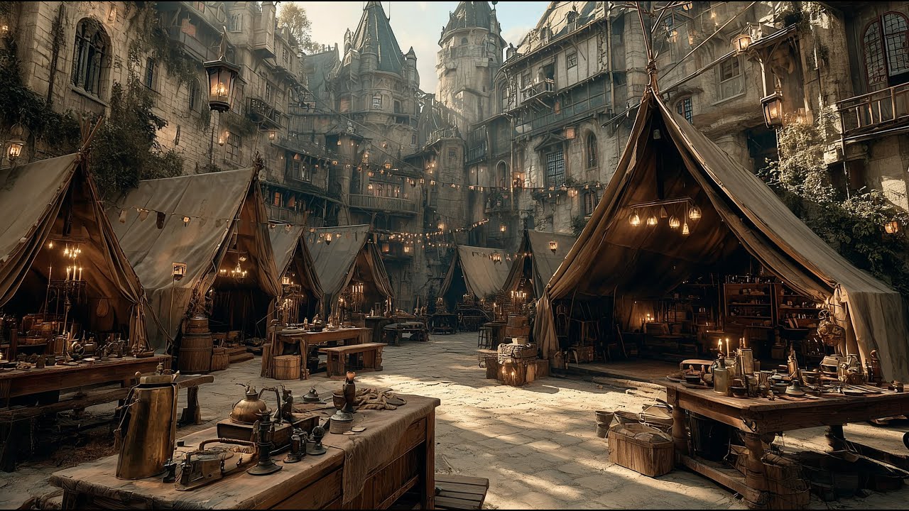 Market of the Old Kingdom &ndash; Cozy Medieval Village Ambience & Relaxing Fantasy Music&nbsp;for&nbsp;Deep&nbsp;Focus