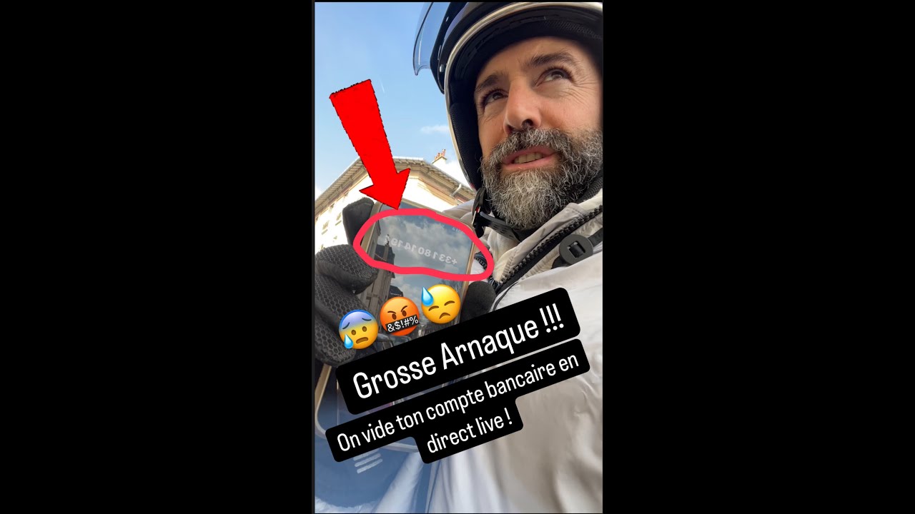 ATTENTION 'LA MEGA ARNAQUE POUR VIDER TON COMPTE BANCAIRE'