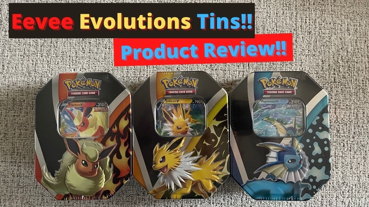 Secret Rare 🔥 Eevee Evolutions Tins | Product Review! | Are These Tins Worth Buying?