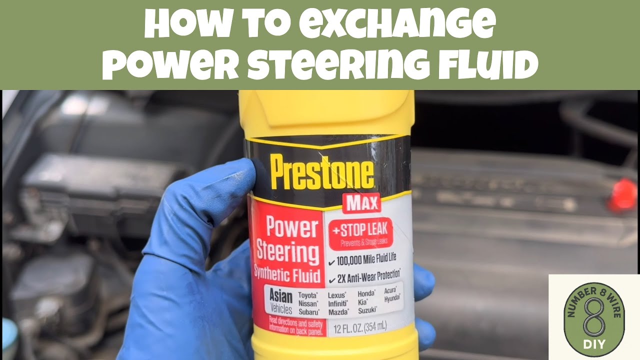 How to Change Power Steering Fluid Exchange – NO TOOLS REQUIRED