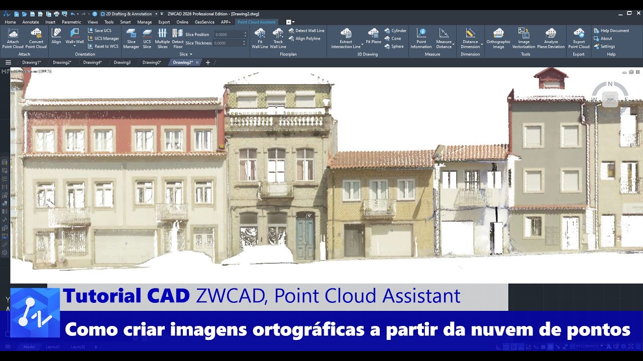 Point Cloud Assistant para o ZWCAD: Como Criar Ortofotos a Partir da Nuvem de Pontos