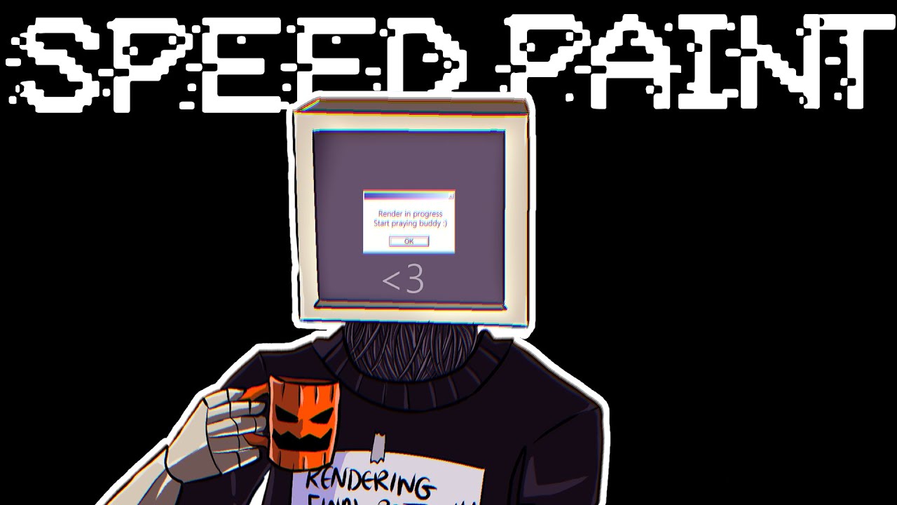 Rendering Nightmare - Speedpaint (OC)