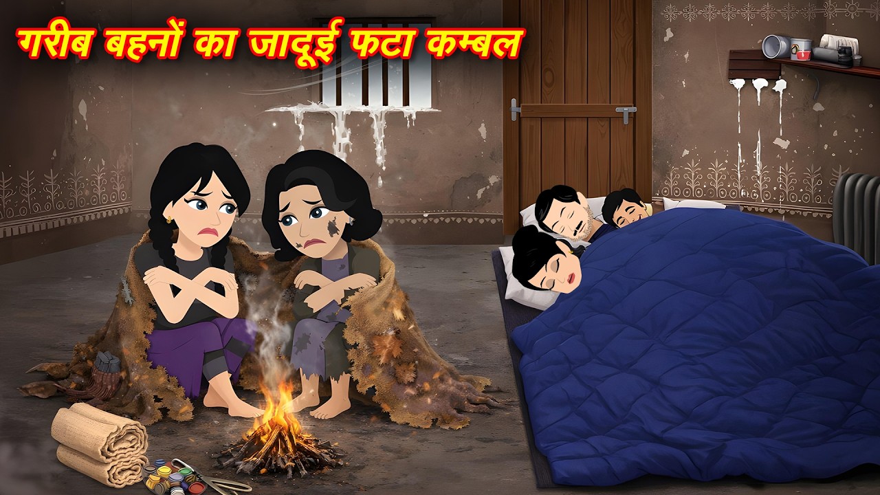 फटा जादुई कम्बल Jadui Kambal | Cartoon Kahani | Hindi Kahaniya | Story | JADUI KAHANI | magic