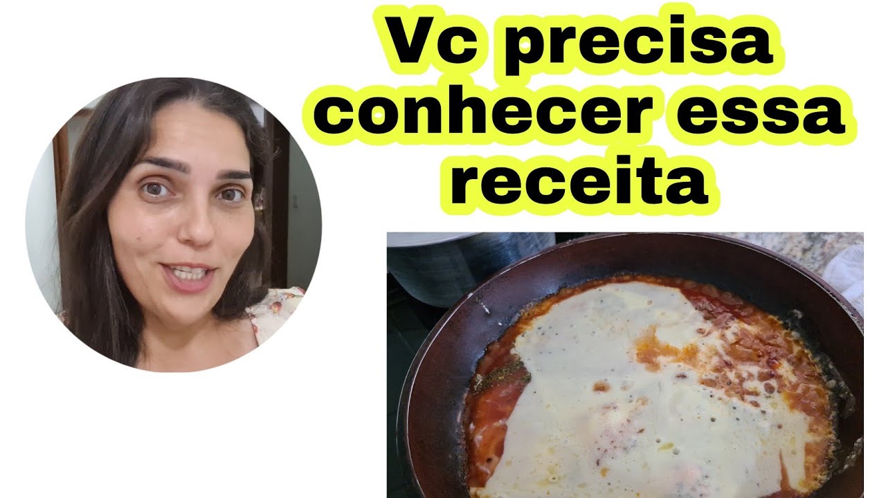 Receita/Ovos ao molho /perfeito para reeducação alimentar