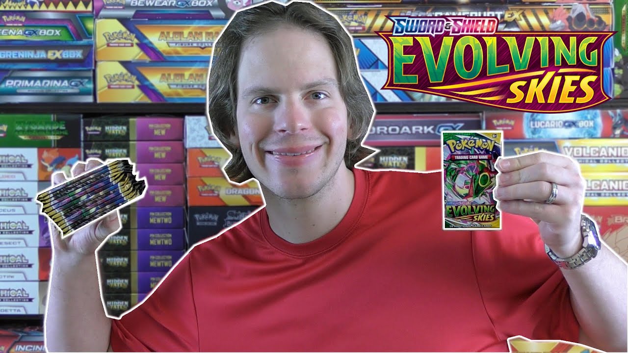 x14 Evolving Skies Pokemon Booster Pack Opening