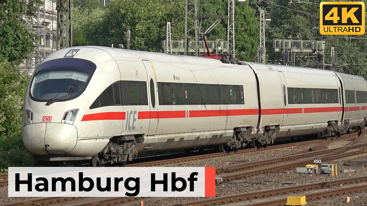 Hamburg Hbf 14.06.2025 - Vielfältiger Bahnverkehr mit Nachtzügen, Autozug & ICE nach Wien