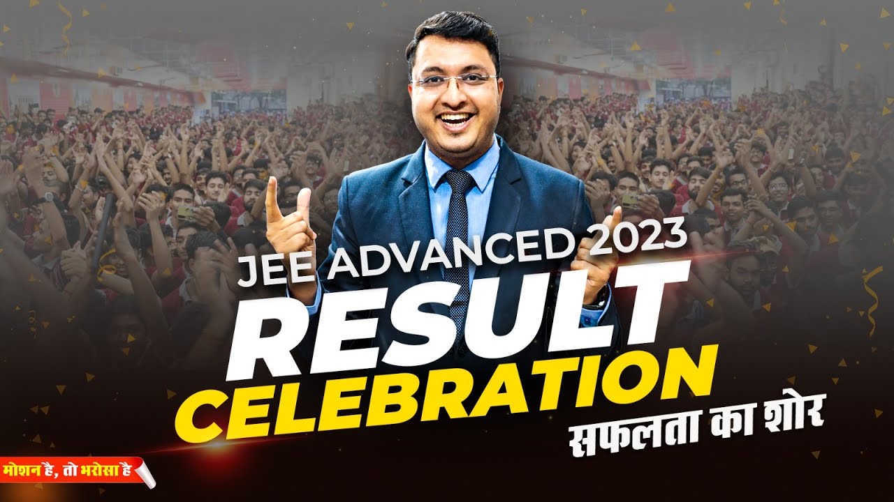 JEE ADVANCED 2023 - RESULT CELEBRATION!! #nvsir #motionkota #jeeadvancedresult