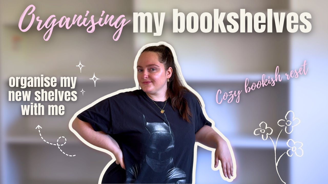 Let’s organise my new bookshelves together 🤍📚