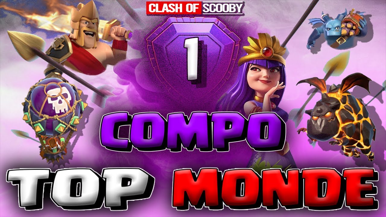 TOP COMPO NUMERO 1 MONDE BLIMP MOBAL⭐⭐⭐ | COMPO RUSH LEGENDE HDV 14 PERFECT | 𝐂𝐥𝐚𝐬𝐡 𝐨𝐟 𝐂𝐥𝐚𝐧𝐬 𝐅𝐑 🇫🇷