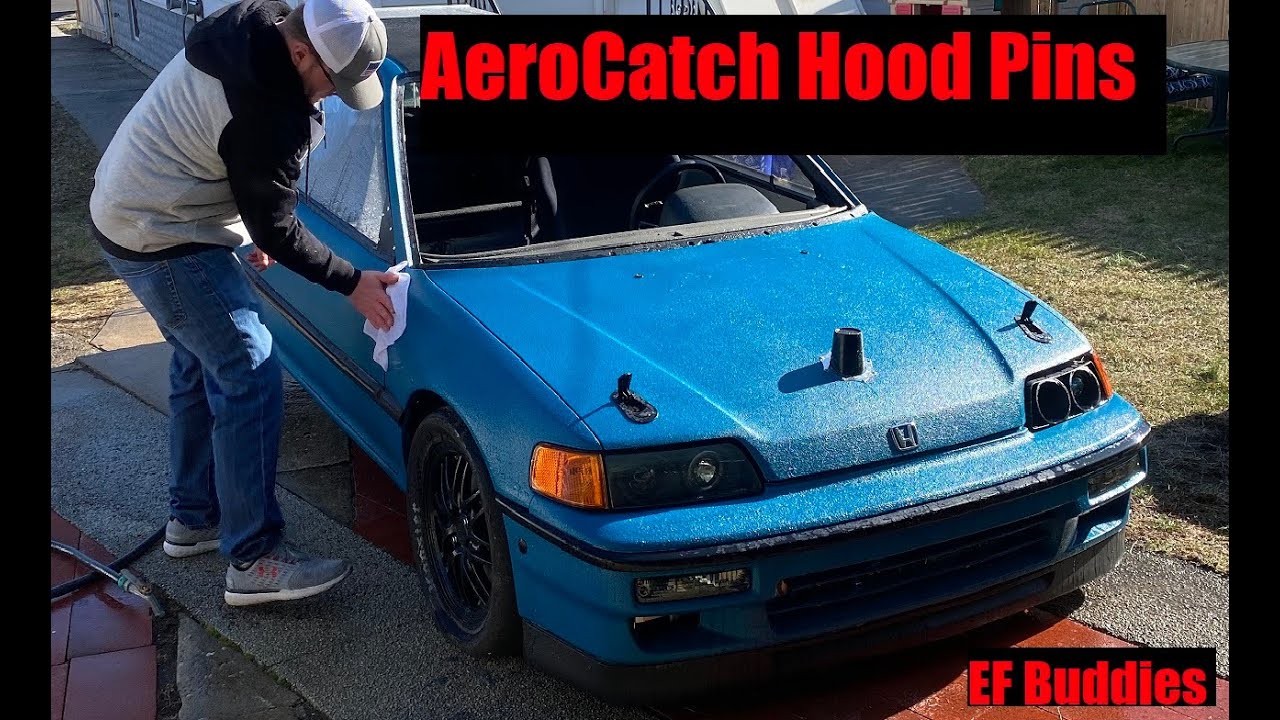 AeroCatch Hood Pins and Hood Exit Up Pipe!
