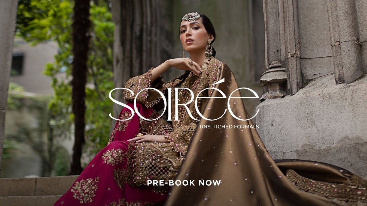 Maria.B Luxury Formal Unstitched Collection 2025 | Soirée Unstitched Formals by MARIA.B
