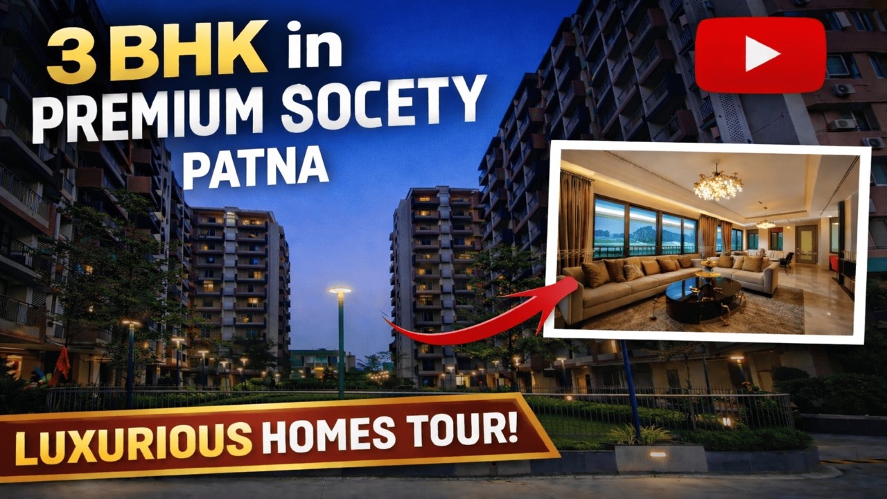 Luxury 3 BHK in Premium Society 🏙️ | Patna Property Tour