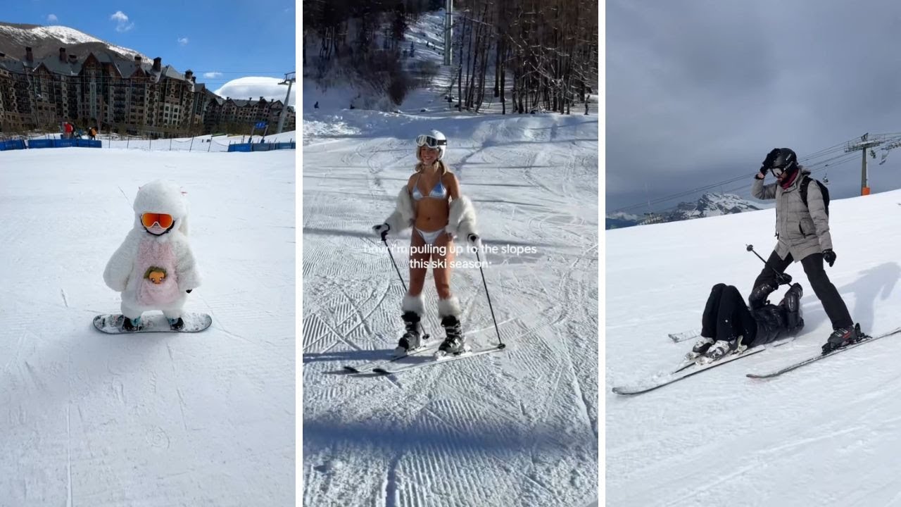 Beautiful Skiing Moments tiktok Compilation 3