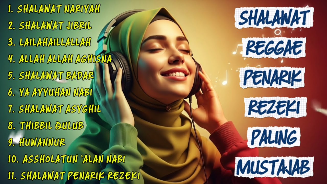 KUMPULAN SHOLAWAT REGGAE FULL ALBUM TERPOPULER – DOA PEMBUKA JALAN REZEKI 🌤️