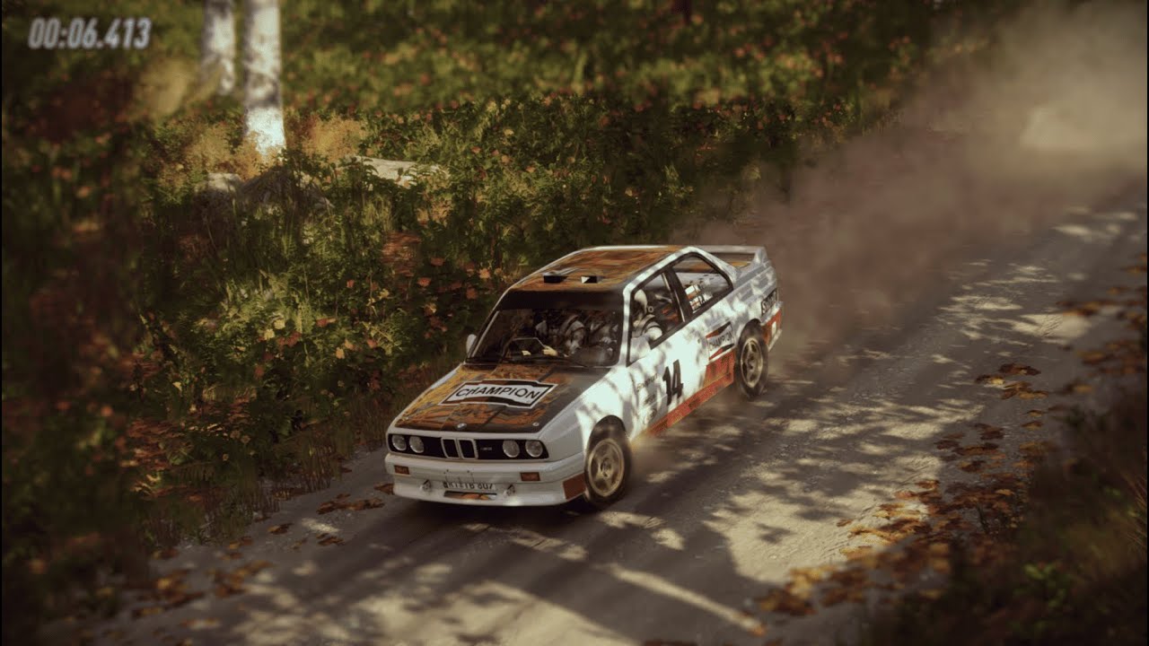 Dirt Rally 2.0 New England Fuller Mountain Descent stage - BMW E30 M3 Evo Rally (H3 RWD) 