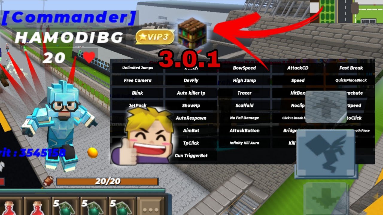 Blockman Go Latest Admin Panel 3.0.1!! Download Link