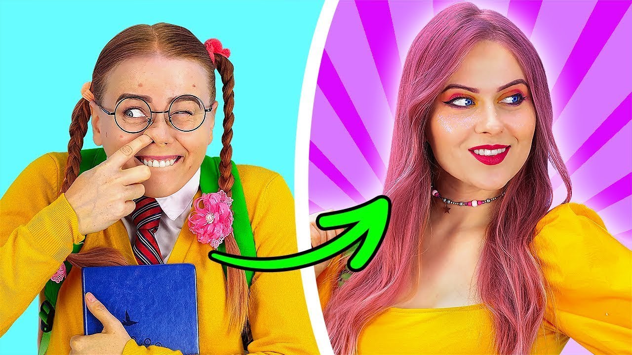 COMMENT DEVENIR POPULAIRE || Intellos VS Élèves Populaires, Astuces Pour l’École par 123 GO! SCHOOL