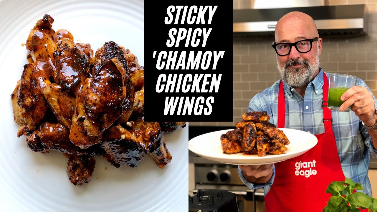 Andrew Zimmern Cooks: Sticky Spicy Chamoy Chicken Wings