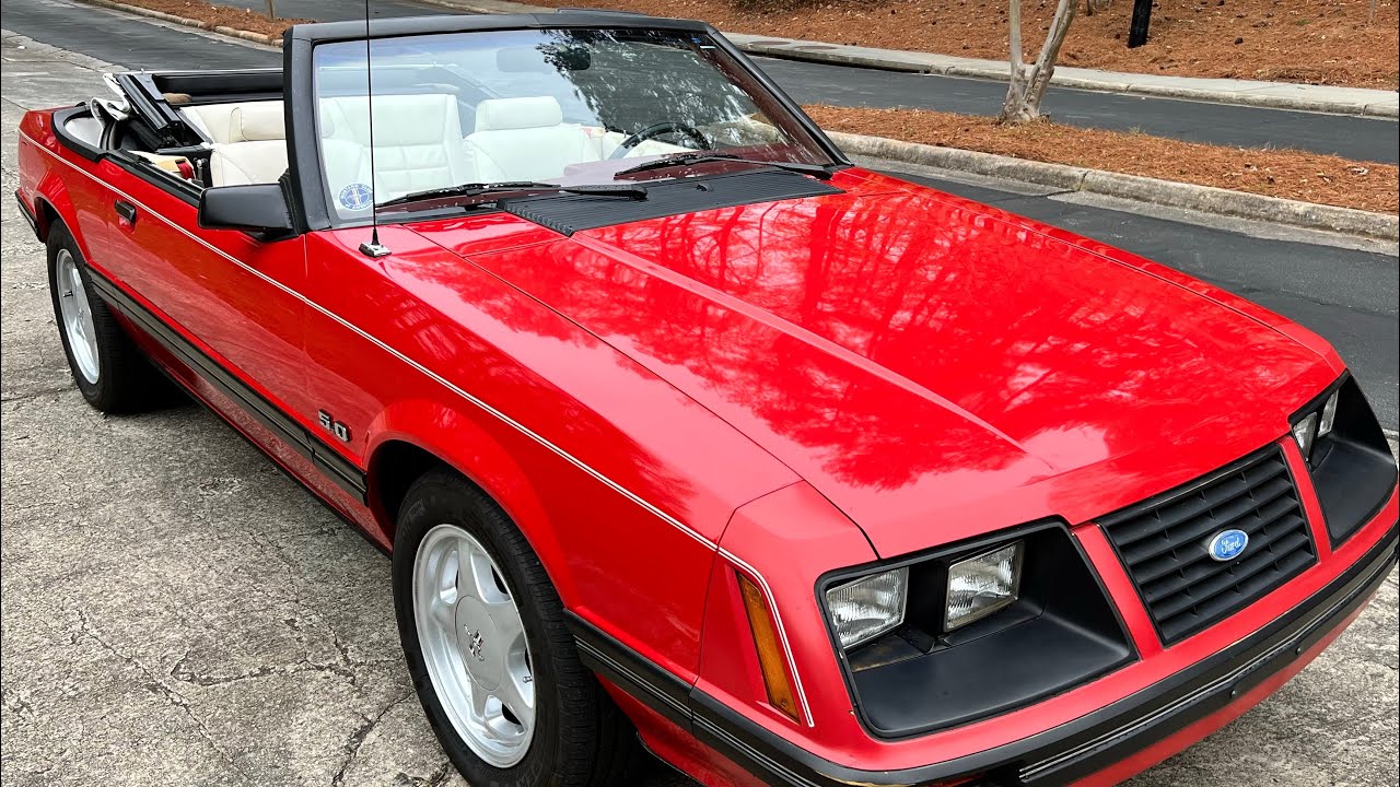 1983 Ford Mustang GLX Foxbody Convertible