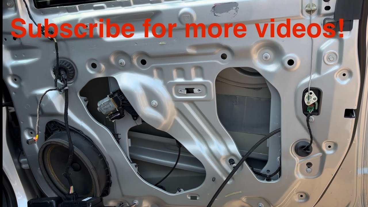 Window Regulator and Door Panel Remove and Replace 2015-2022 2nd Gen Chevy Colorado GMC Canyon Z71