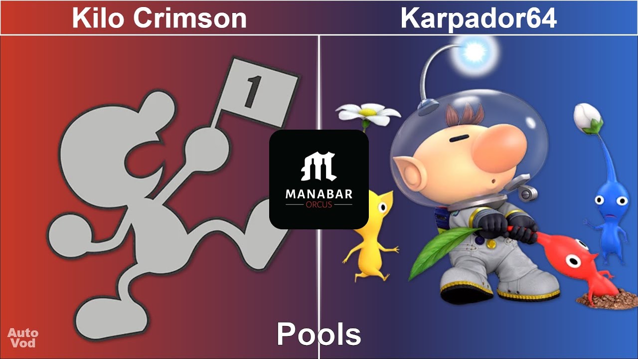 Kilo Crimson (Mr Game & Watch) vs Karpador64 (Olimar) - Orcus Smash 11 Pools