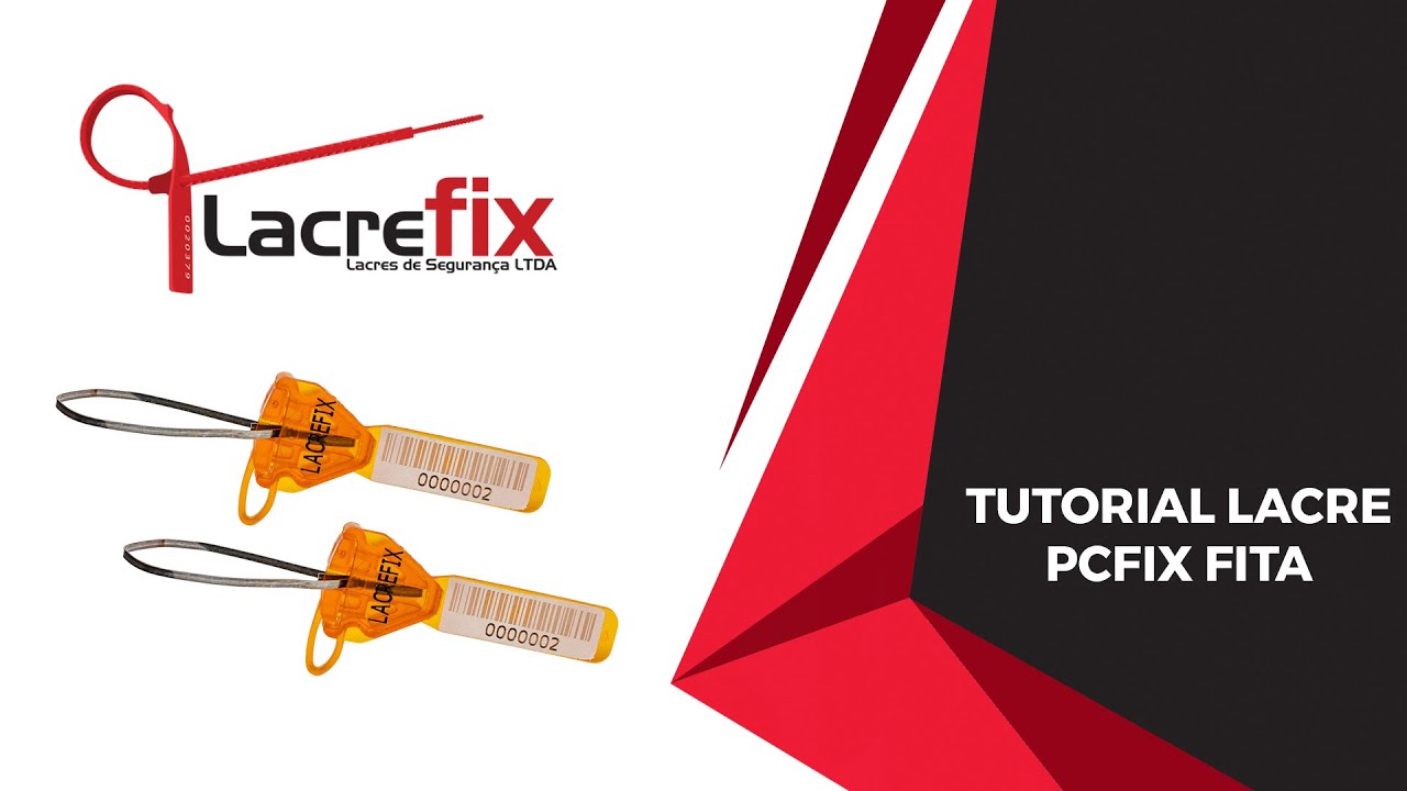 Tutorial Lacre Pcfix - Montado com Fita Metálica