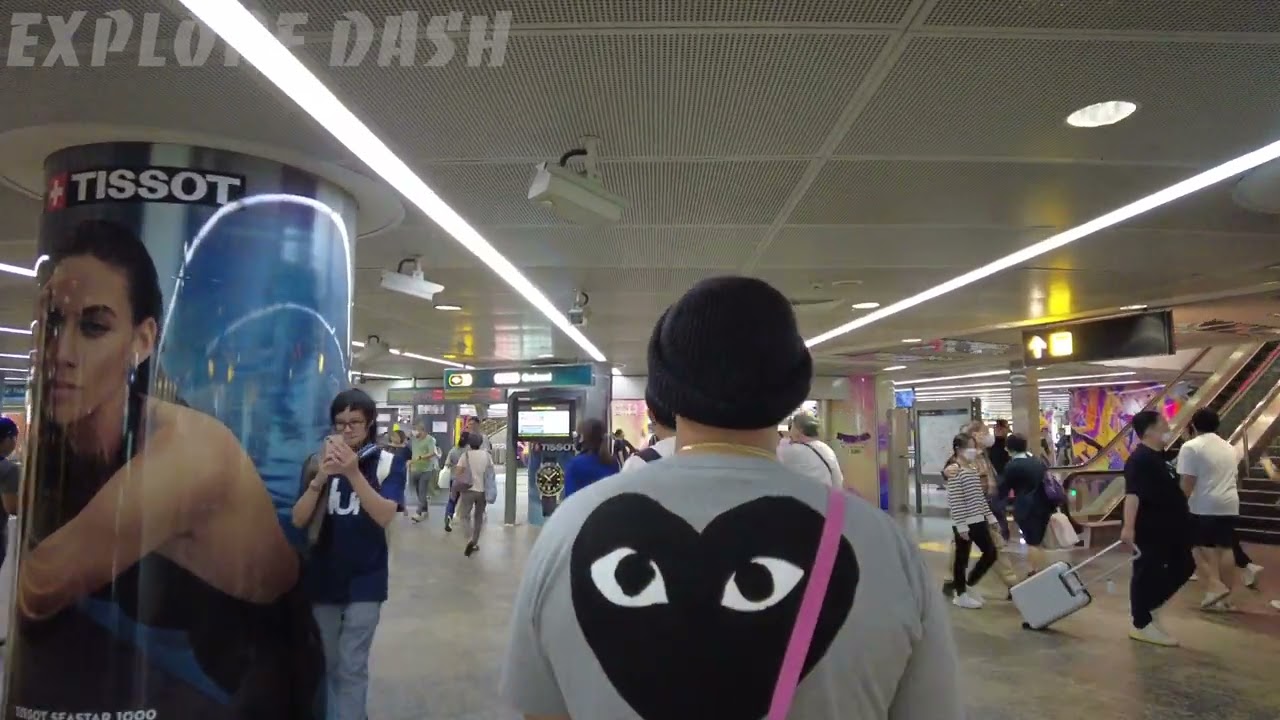 【4K】Walking from Tangs to Orchard MRT Brown Line Platform