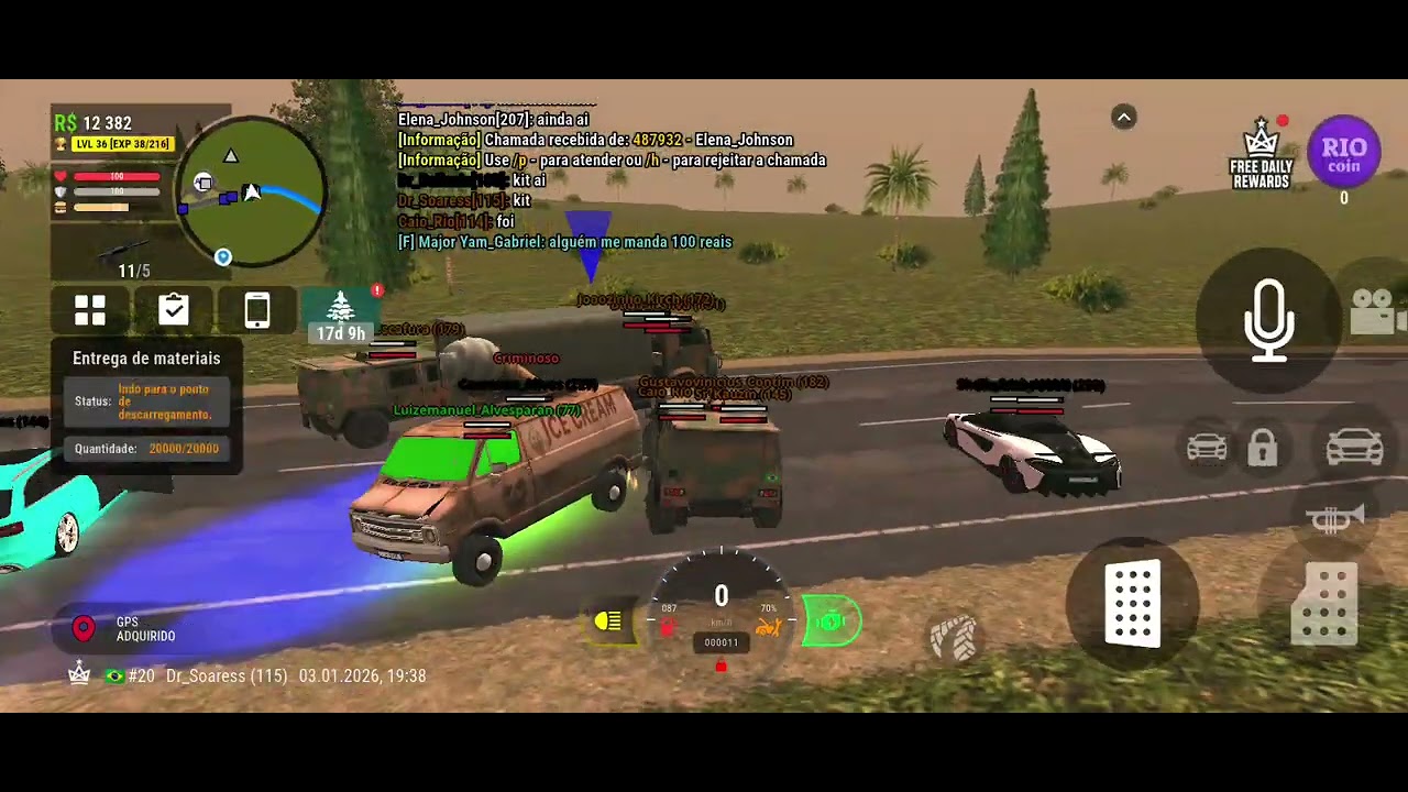 CARREGAMENTO DA EB SERV 20🇧🇷💫🫡