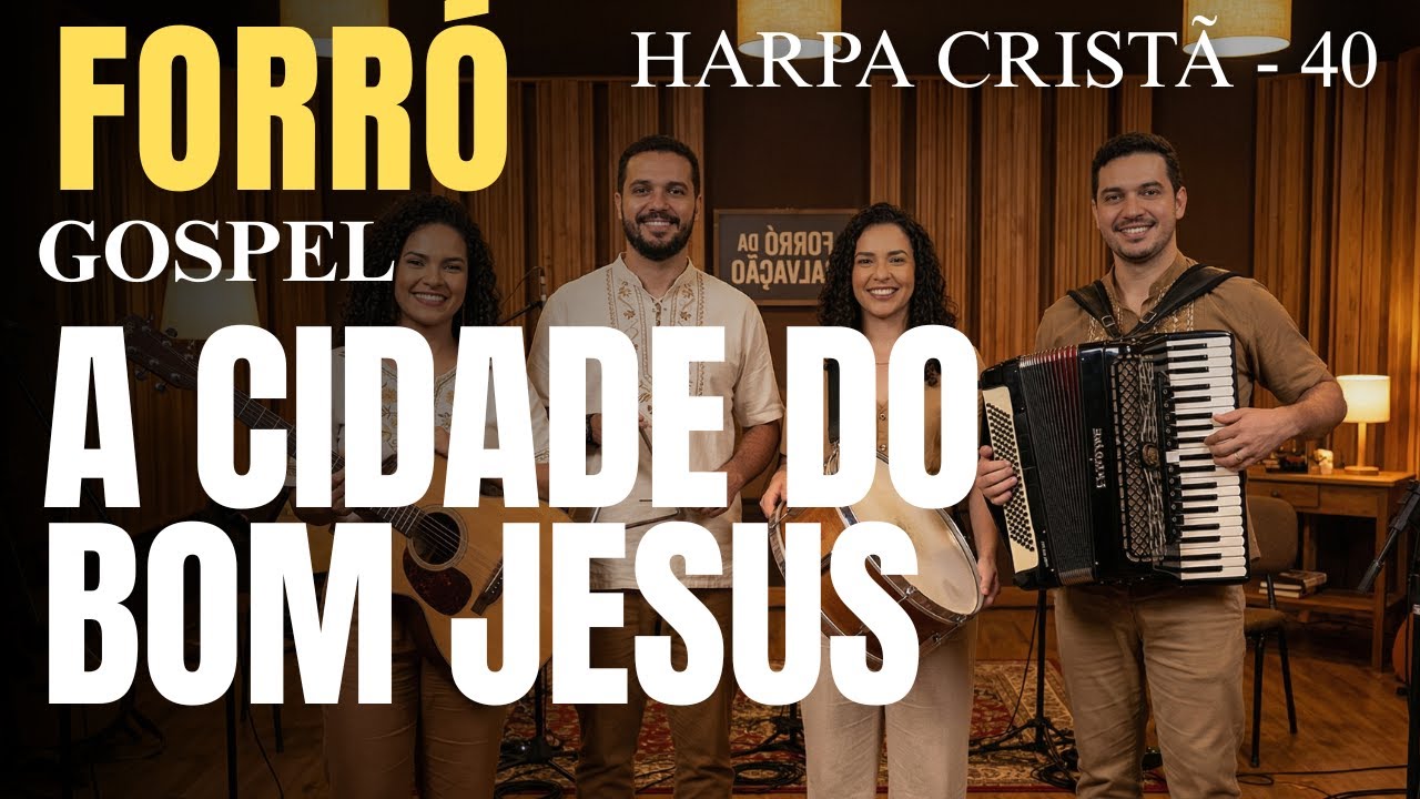 Forró Gospel - Hino da Harpa Cristã 40  “A CIDADE DO BOM JESUS