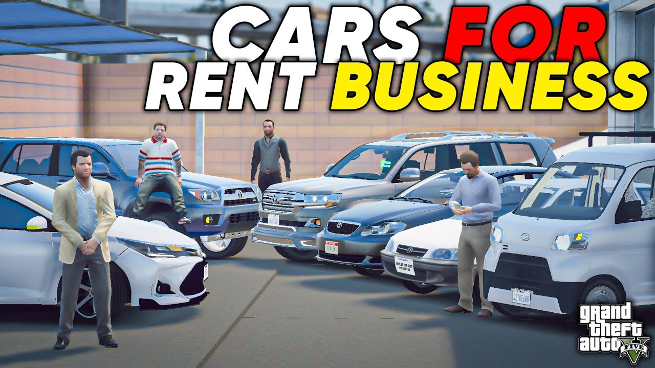 CARS FOR RENT BUSINESS | GTA 5 | Real Life Mods #352 | URDU |
