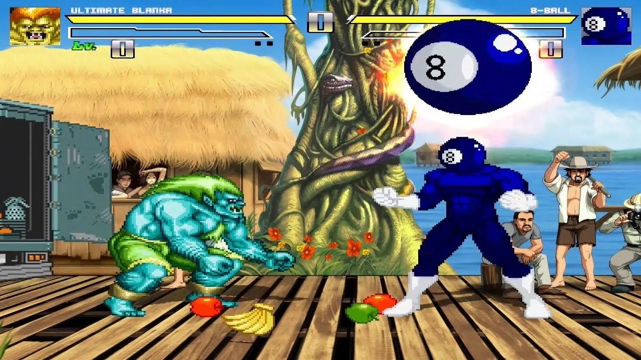 ULTIMATE BLANKA vs 8 BALL [Epic Mugen Battle #1]