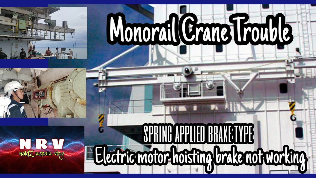 CRANE TROUBLESHOOTING AND REPAIR / HOISTING BRAKE NOT WORKING / PROVISION MONORAIL CRANE / BULK
