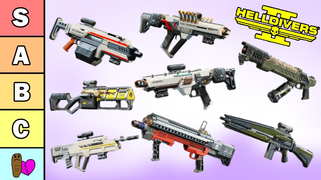 Ranking the BEST and WORST Primary Weapons in Helldivers 2
