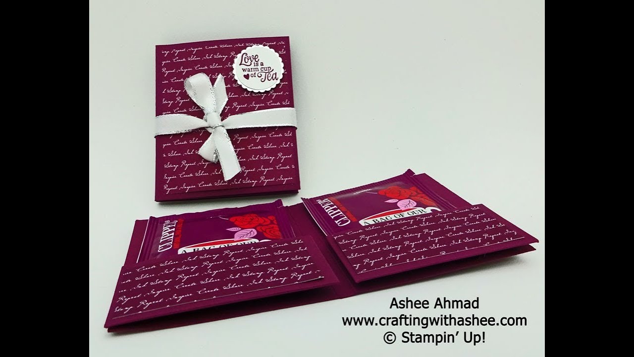 Tea Bag Holder / Wallet - Stampin' Up!