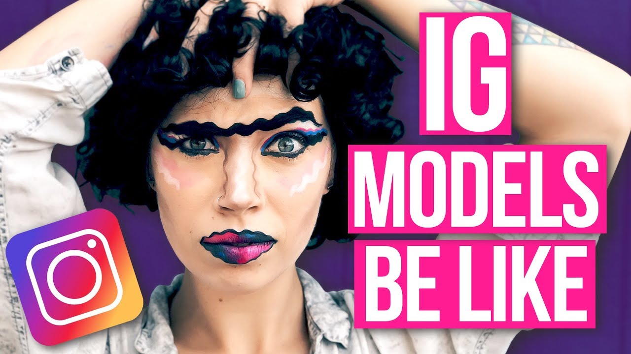 BYE YOUTUBE! I'M BECOMING AN INSTAGRAM MODEL - Wavy Eyebrows Trend // Makeup Your Mood | HISSYFIT
