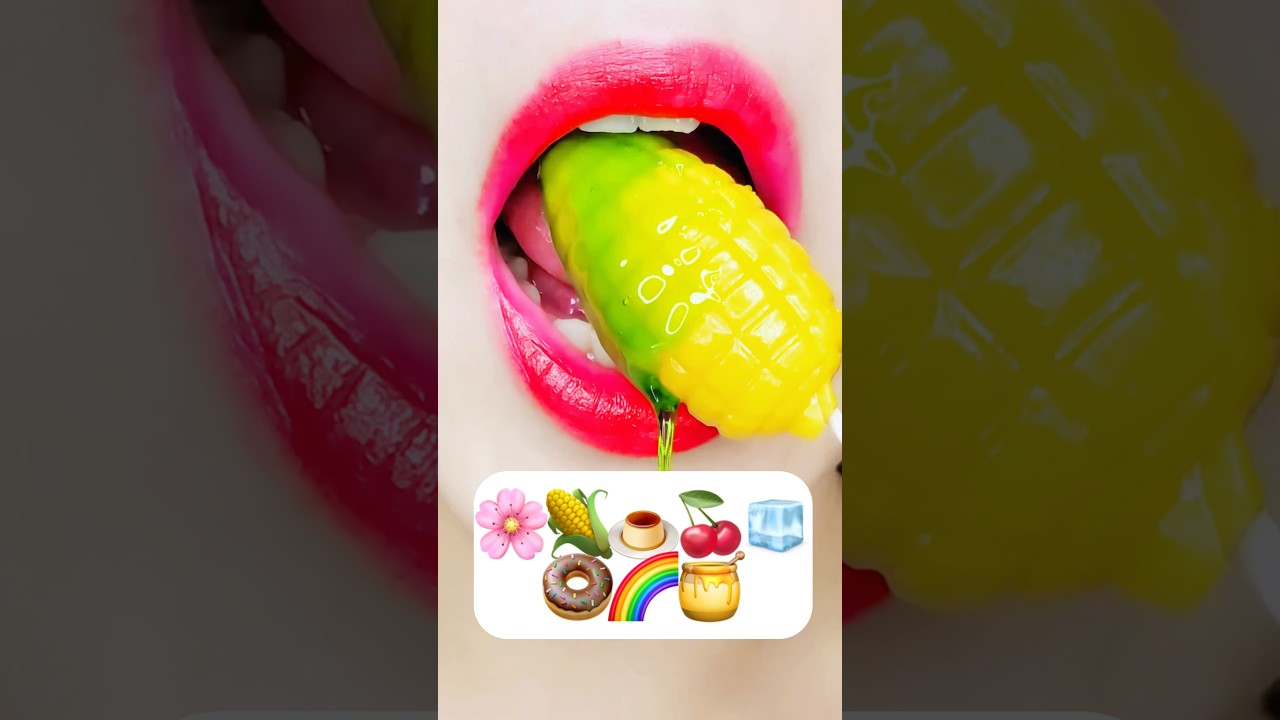 Asmr emojifood | cr: sunnyEating |sub💝