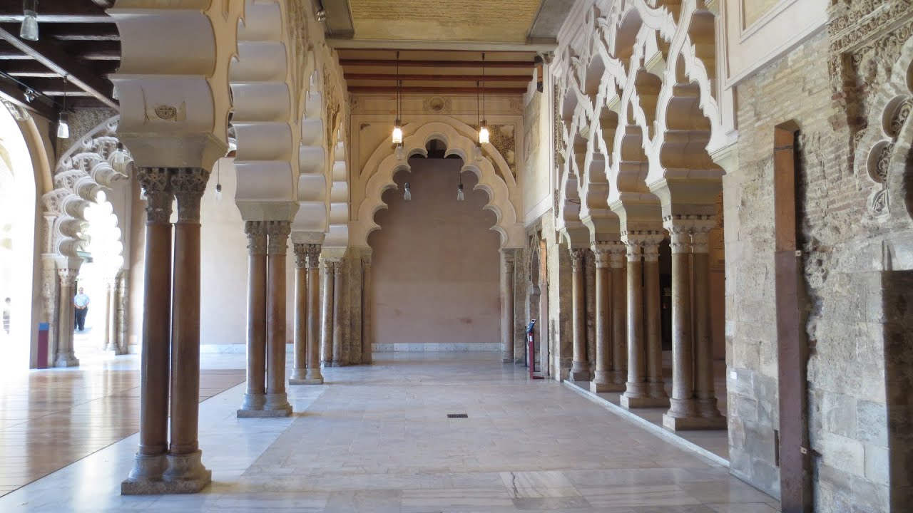 ZARAGOZA Aljaferia Palace Spain beautiful places and garden