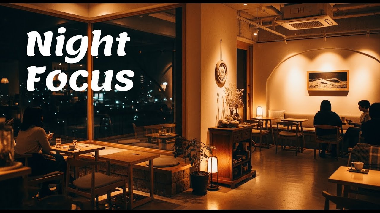 Cozy  Cafe Ambience | Minimalist Jazz Piano for Deep Focus & Study (No Melody, 1 Hour+)