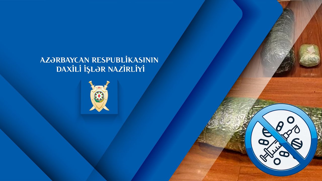 Səbail rayonunda saxlanılan şəxslərdən 16 kiloqram narkotik vasitə aşkarlanıb