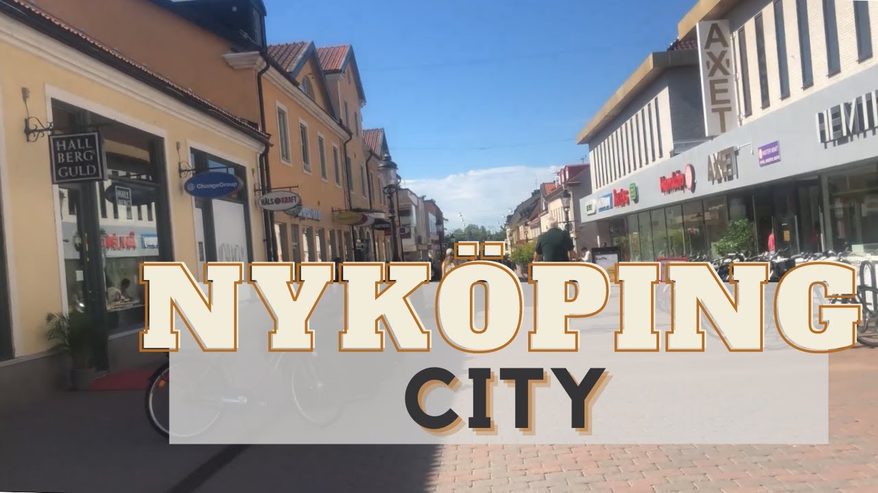 Walk in Nyköping City, Sweden