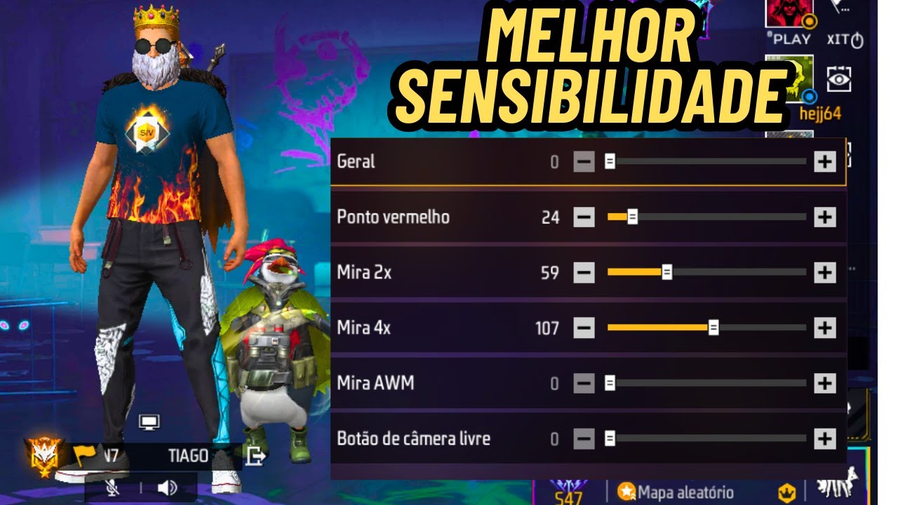 🔥 Melhor Sensibilidade Free Fire 2025 Para Subir Capas Fácil!