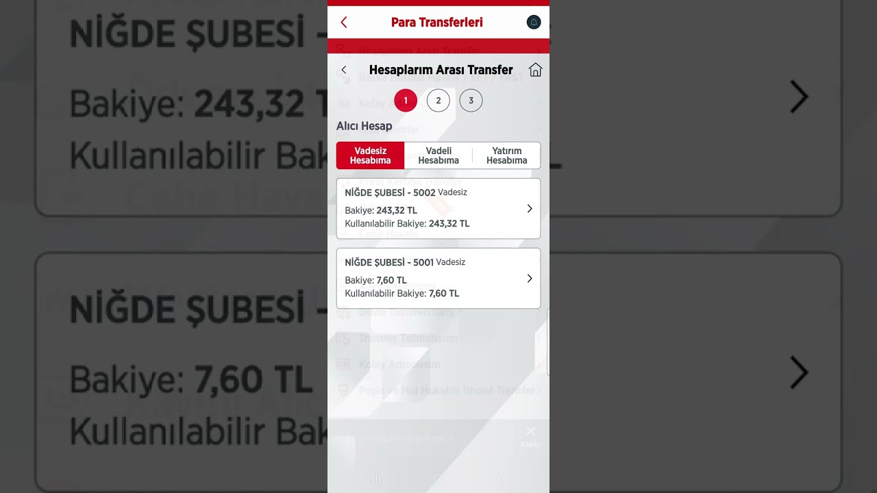 Ziraat Mobil ile Hesaplarım Arası Para Transferi Nasıl Yapılır | Ziraat Bankası Para Transferi