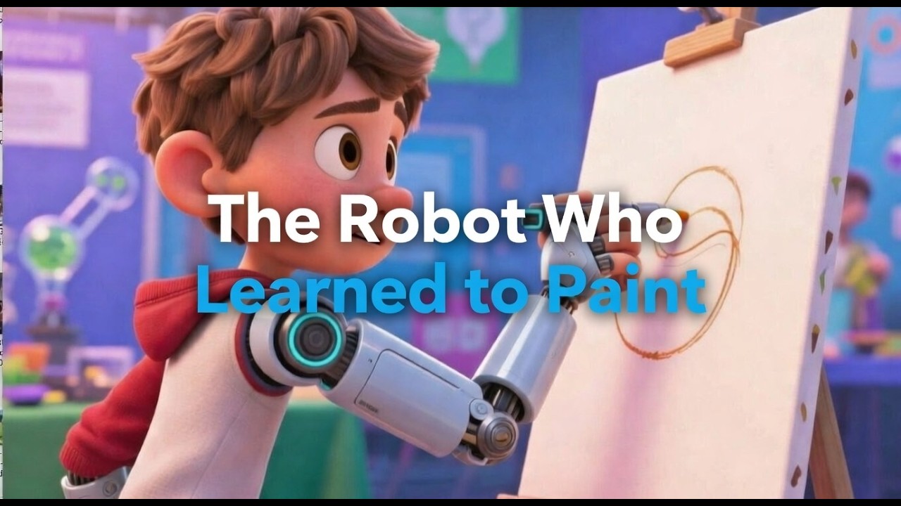 Робот, который научился рисовать, #LifeNTech, #AI робот, #анимация #технологии