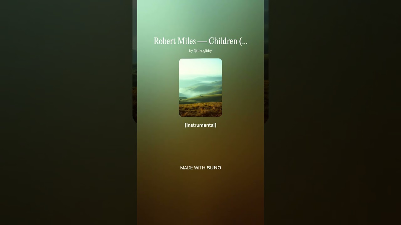 Robert Miles — Children (Celtic Ambient House Remix)
