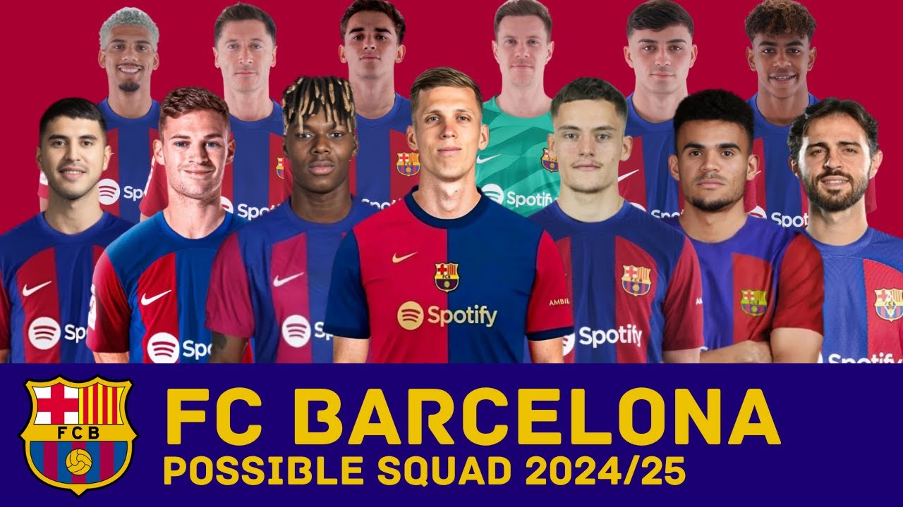 FC BARCELONA Possible Squad 2024/25 With Current Transfer Rumours  | BARCELONA Possible Squad