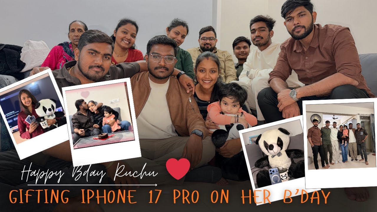 part 2: I gifted iphone 17 Pro on her b’day ❤️ | gift worth 2 lacs 😍| Parth Maheriya #viralvlogs 