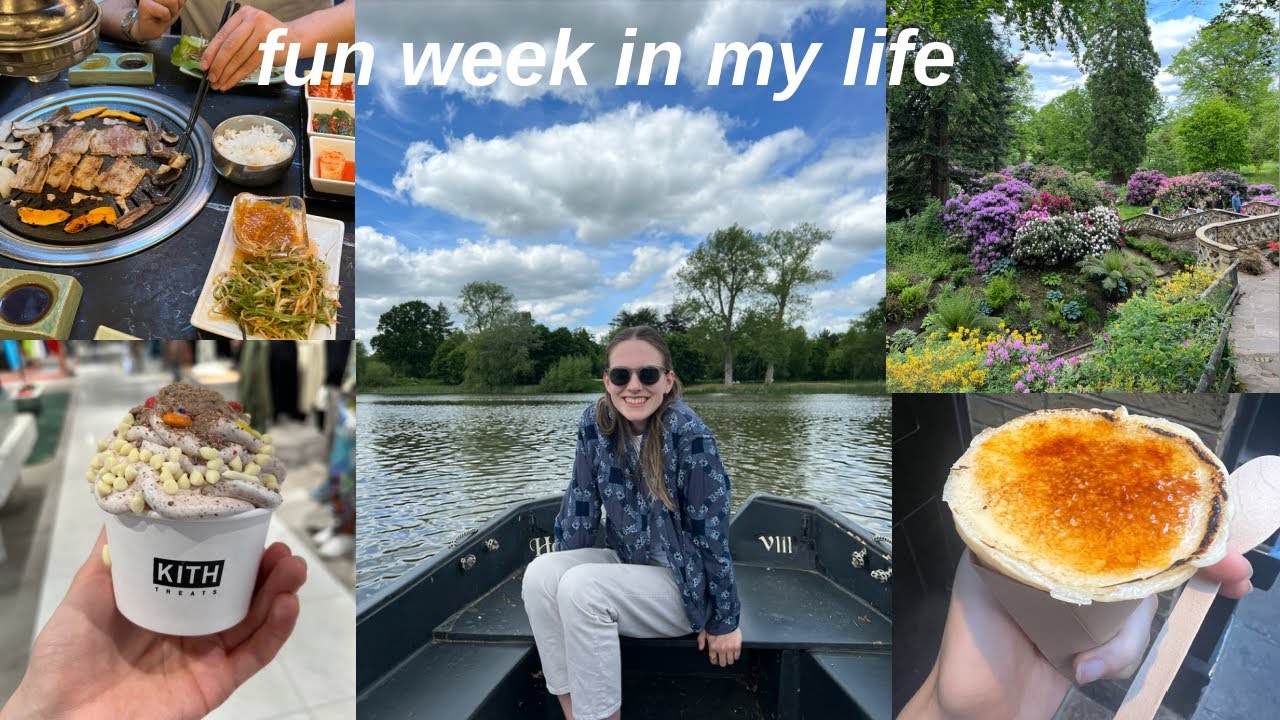 weekly vlog: french classes, hever castle and new London food