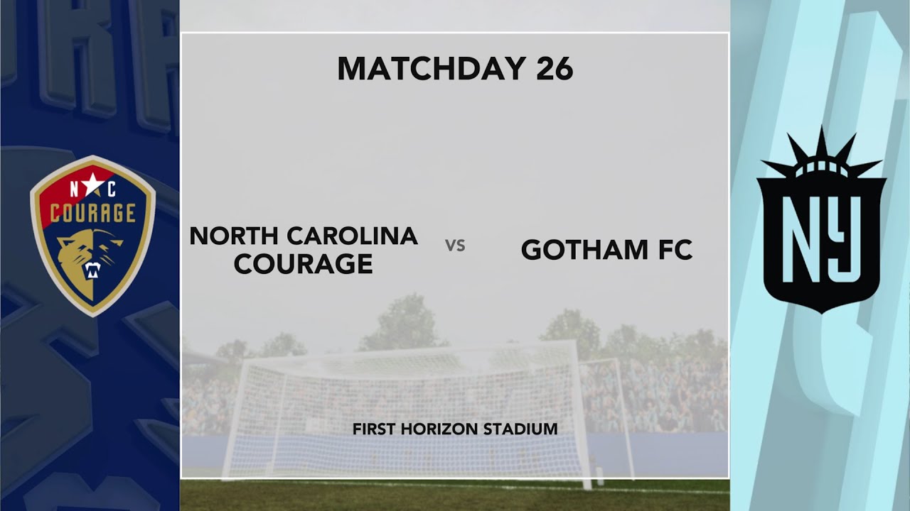 EA FC 26| NC Courage vs Gotham FC | Regular Season | Round 26 | 2025 NWSL w/Gotham FC