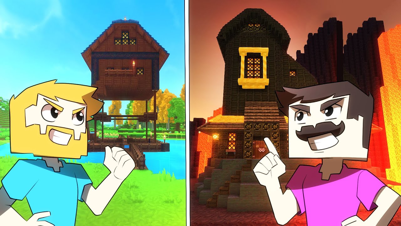 Who Can Build The BEST Hytale Starter Base?